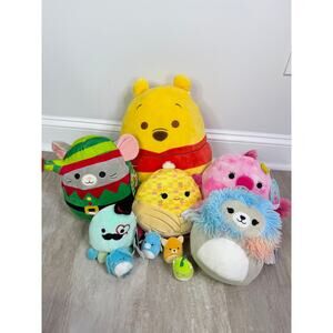 10 Squishmallows Stuffed Animal Plushies Stuffies